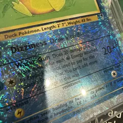 Psyduck Legendary Collection Reverse Holo Card 88/110 CREASED In Middle - Image 3