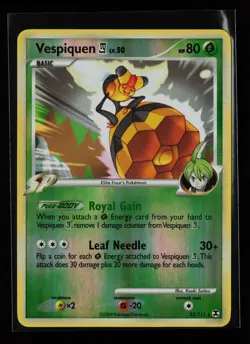 Vespiquen E4 35/111 Rare Reverse Holo Rising Rivals Pokemon Card - Image 1