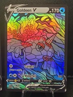 Seaking And Goldeen CUSTOM Stained Glass Holo Cards -Display Only - Image 4