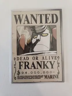 One Piece Epic Journey 2023 Trading Card 133 - Wanted Franky - Image 1
