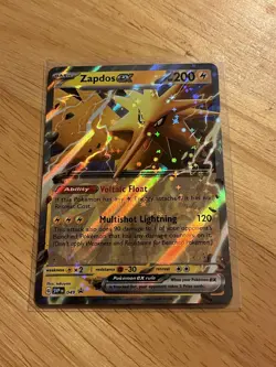 Pokemon TCG Zapdos Ex SVPEN 049 Scarlet Violet Black Star Promo Holo Foil Card - Image 1