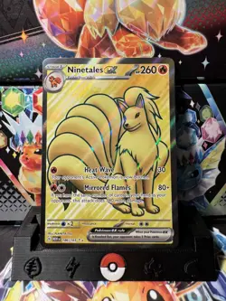 Pokemon Card Ninetales 186/165 Ultra Rare Scarlet & Violet 151 | MINT / NM - Image 1