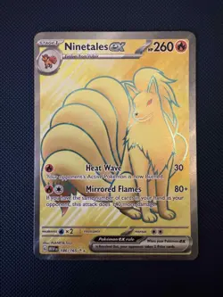 Pokemon Card Ninetales 186/165 Ultra Rare Scarlet & Violet 151 | MINT / NM - Image 2