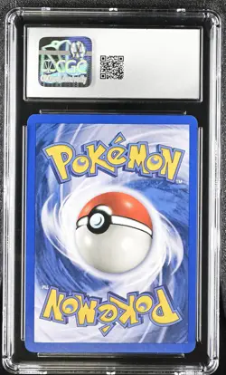 CGC 9 MINT Hitmonchan 2000 Base Set 2 8/130 Holo SWIRL Pokemon Card - Image 2