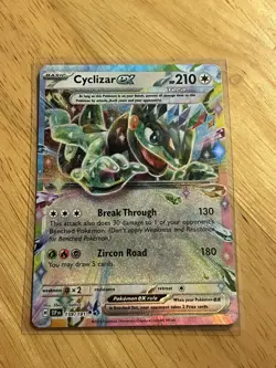Pokemon TCG Cyclizar Ex Tera SSP EN 159/191 Ultra Holo Rare Trading Card - Image 1