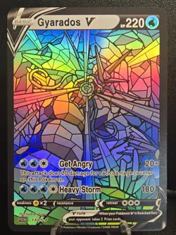 Gyarados & Magikarp CUSTOM Stained Glass Holo Cards -Display Only - Image 3