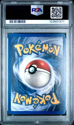1999 POKEMON BASE SET UNLIMITED YELLOW CHEEKS #58 PIKACHU PSA 8 - Image 2