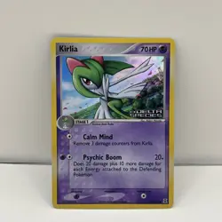 Pokemon TCG Kirlia EX Delta Species 47/113 Reverse Holo Uncommon - NM - Image 1