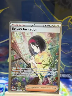 Erika's Invitation 203/165 Pokemon SV: Scarlet & Violet 151 SIR NM - Image 1