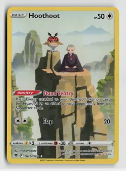 Pokemon - Hoothoot - TG12/TG30 SWSH10: Astral Radiance Trainer Gallery - NM - Image 1