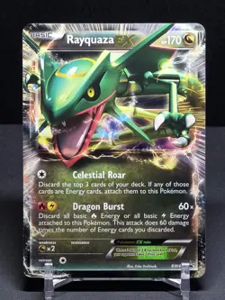 Pokemon Rayquaza EX BW47 Black Star Promo Holo - LP - Image 1