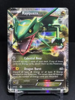 Pokemon Rayquaza EX BW47 Black Star Promo Holo - LP - Image 2