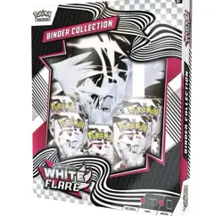 Pokemon TCG Scarlet Violet White Flare Binder Collection Box - PRESALE - Image 1