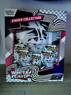 Pokemon White Flare Binder Collection *BRAND NEW, SEALED, IN HAND* - Image 1