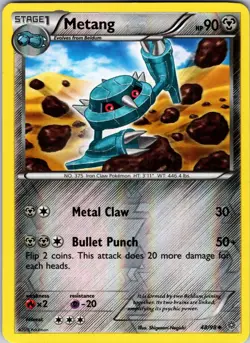 Metang 48/98 XY - Ancient Origins Pokemon TCG LP - Image 1
