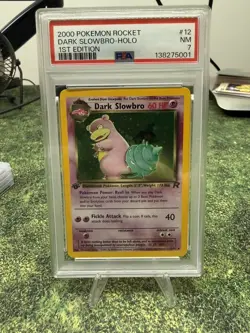 2000 Pokemon | Rocket 1st Edition - Dark Slowbro - Holo 🔥PSA 7🔥 - Image 1
