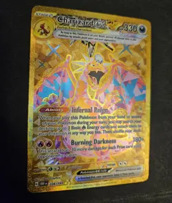 Charizard ex 228/197 SV03: Obsidian Flames Holo Gold Pokemon TCG NM - Image 4