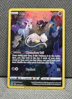 Pokemon Mew GG10/GG70 Crown Zenith Galarian Gallery Ultra Rare Full Art Holo - Image 1