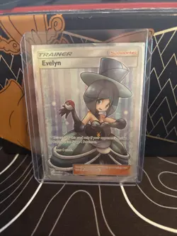 🔥POKEMON EVELYN TRAINER FULL ART HOLO CARD 175/181 TEAM UP SM🔥 - Image 1