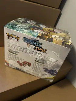 Pokemon TCG Card Cosmic Eclipse Theme Deck Case, SEALED DAMAGED - Image 2