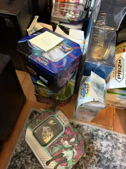 Pokemon Trading Card BULK LOT Over 1800+ cards C/U/R Unplayed coins tins - Image 3