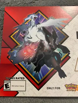 Reshiram Zekrom Pokemon Ultra Sun Moon 2018 Target Event Code Card (EXPIRED) - Image 2