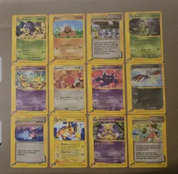 (17) 2002 Pokemon Expedition Non-Holo Regular Card Lot - Image 1