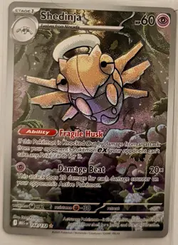 Pokemon TCG Shedinja Card 144/132 Mega Evolution NM Condition - Image 1