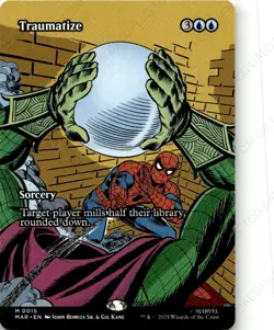 Traumatize (Borderless) Marvel Universe Eternal-Legal 15 NM - Image 1