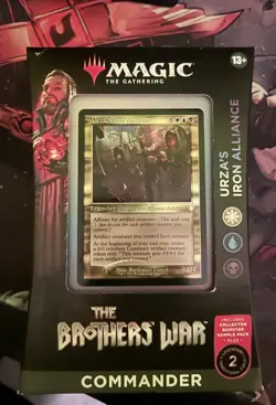 Magic: The Gathering Brothers' War Commander Deck Urza Foil Booster - Image 1
