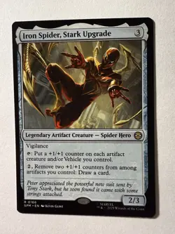 x1 Iron Spider, Stark Upgrade R MTG Marvel's Spider-Man M/NM, English - Image 1