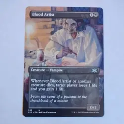 Blood Artist (Borderless) #352 (NM) Double Masters 2022 2X2 Magic MTG - Image 1