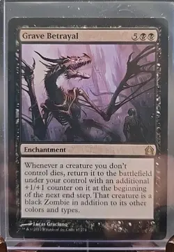 Grave Betrayal Return to Ravnica MTG Regular Moderately Played - Image 3