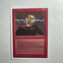 MTG Unlimited Power Surge Light Play 1993 - Image 1