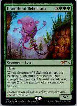 Craterhoof Behemoth () M Secret Lair Drop Series 375 NM Foil - Image 1