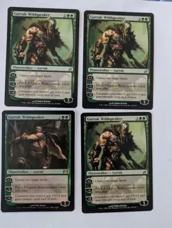 4 Garruk Wildspeaker MTG NM Free shipping with tracking - Image 1