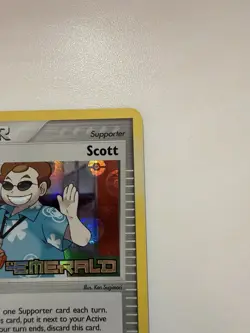 Pokemon TCG Trainer Scott 84/106 EX Emerald Stamped Holo - Image 3