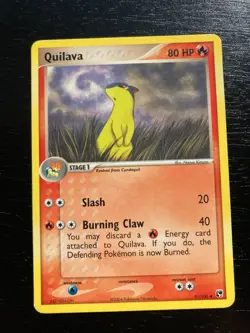 Pokemon EX Battle Stadium Sandstorm Quilava 51/100 Excellent Condition - Image 1