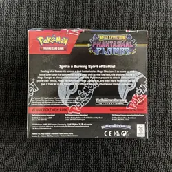 Pokemon TCG Mega Evolution Phantasmal Flames Booster Box SMALL SHRINK HOLE - Image 2