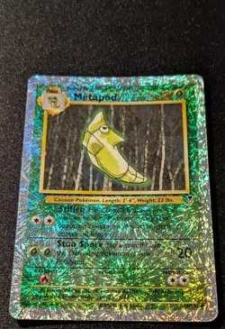 Pokemon LEGENDARY COLLECTION - #54/110 Metapod - Reverse Holo - ENG - Damaged - Image 4