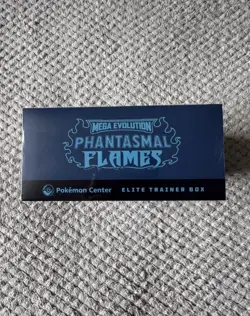 Phantasmal Flames Pokemon Center ETB | Brand New & Sealed Pokemon TCG - Image 3