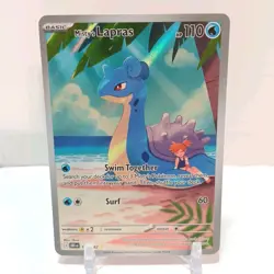 Pokemon Misty's Lapras 194/182 NM Destined Rivals Illustration Rare - Image 1