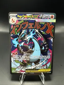 Pokemon TCG Mega Charizard X ex Black Star Promo MEP 023 Holo UPC J - Image 2