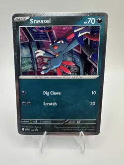 Sneasel 020 Black Star Promo - Cosmos Holo - Mega Evolution Promo - Pokemon TCG - Image 1