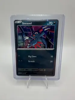 Sneasel 020 Black Star Promo - Cosmos Holo - Mega Evolution Promo - Pokemon TCG - Image 3