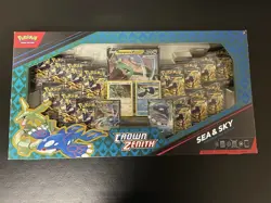 Pokemon TCG: Crown Zenith Sea and Sky Premium Collection Box 14 Packs NFS - Image 1