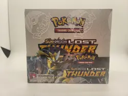 Pokemon Sun & Moon Lost Thunder Booster Box Factory SEALED . - Image 1
