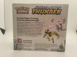 Pokemon Sun & Moon Lost Thunder Booster Box Factory SEALED . - Image 2