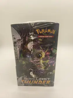 Pokemon Sun & Moon Lost Thunder Booster Box Factory SEALED . - Image 3