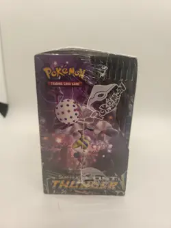 Pokemon Sun & Moon Lost Thunder Booster Box Factory SEALED . - Image 4